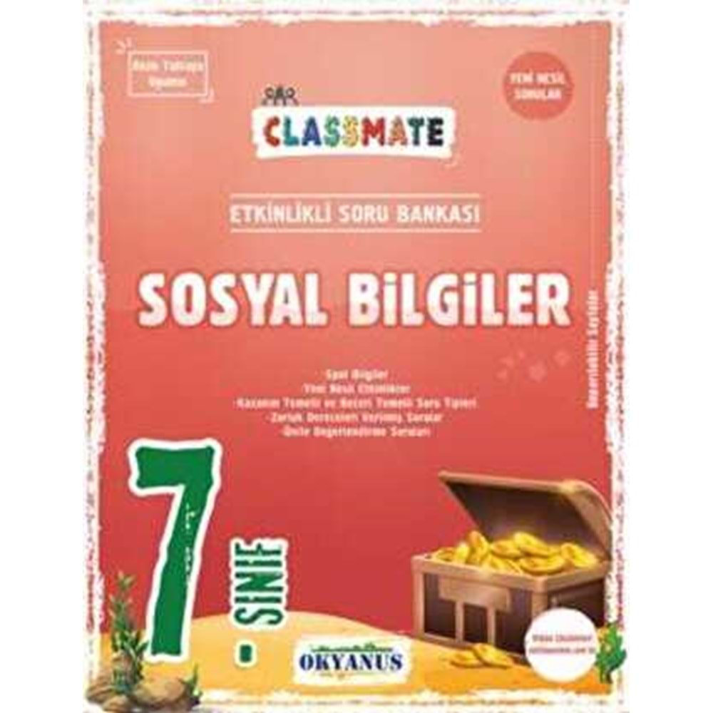 OKYANUS 7.SINIF CLASSMATE SOSYAL BİLGİLER SORU BANKASI