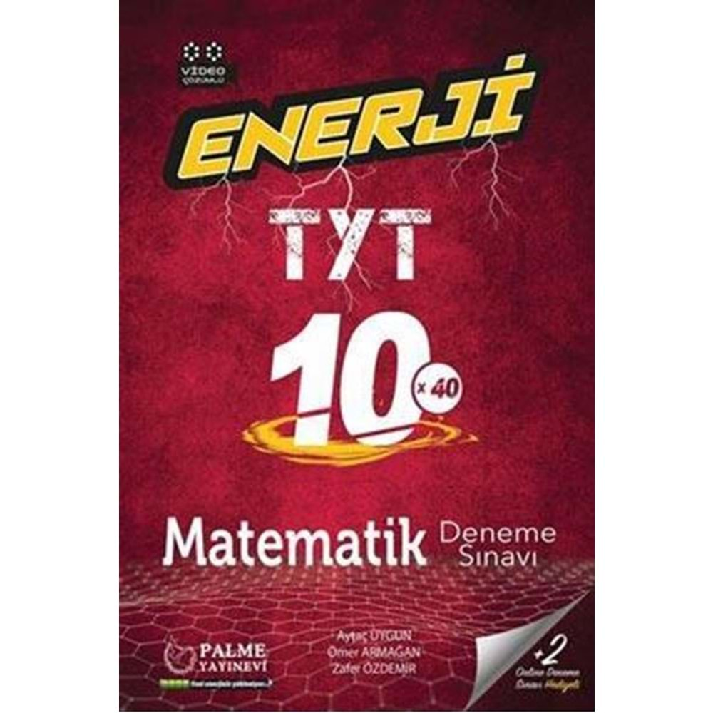 PALME TYT ENERJİ MATEMATİK 10*40 DENEME SINAVI