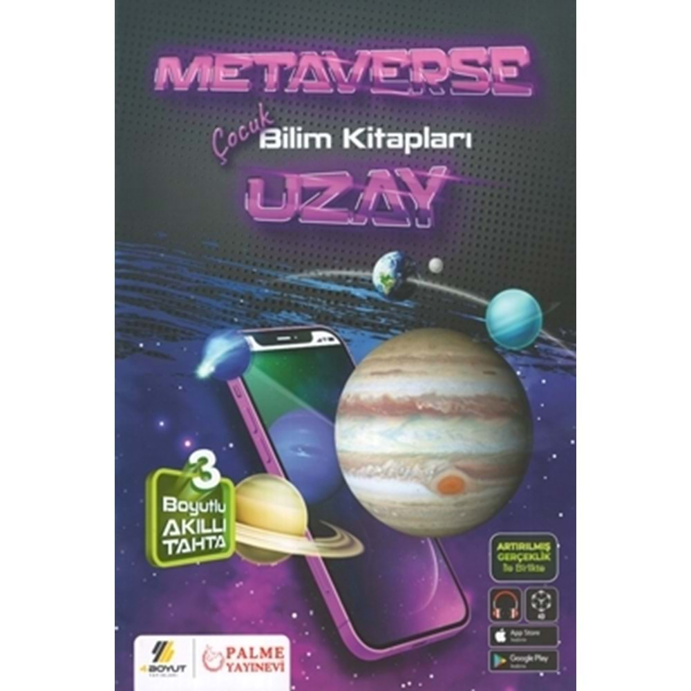 4 BOYUT YAYINLARI METAVERSE ÇOCUK BİLİM KİTAPLARI UZAY