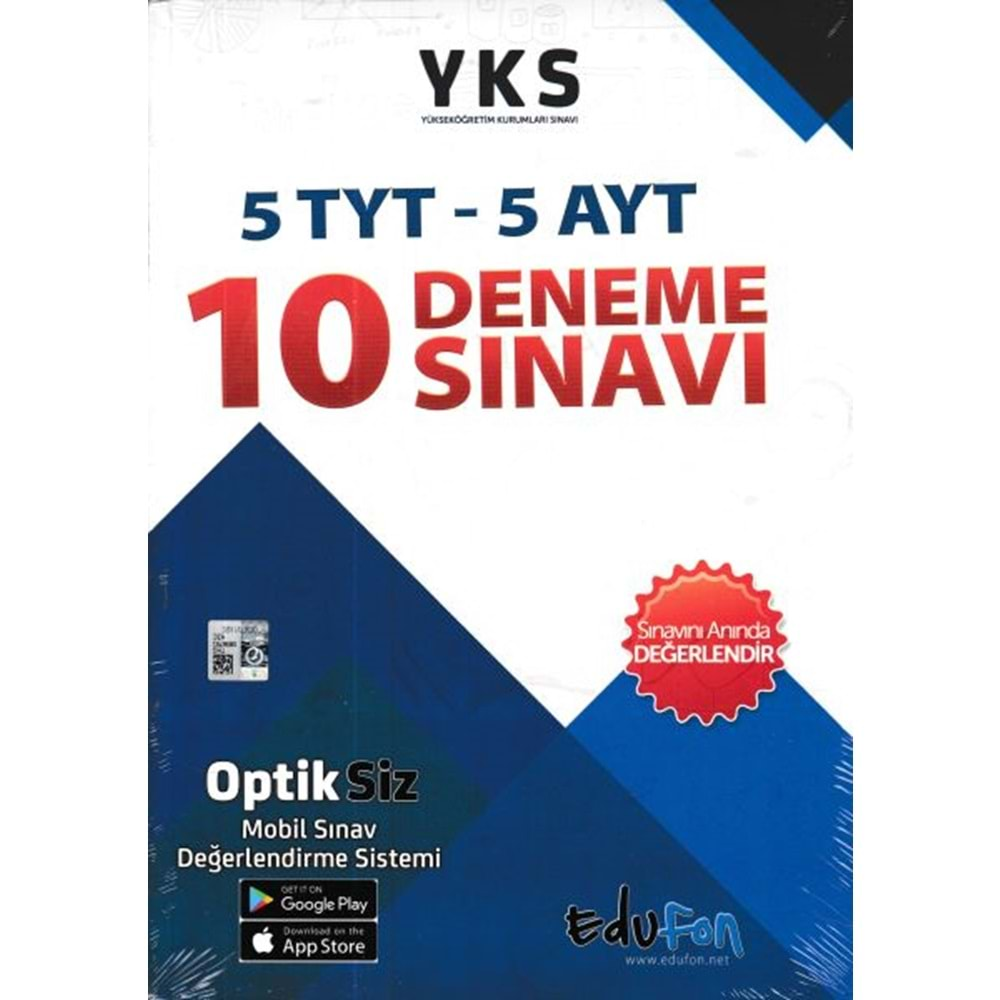 EDUFON 10 DENEME SINAVI 5 TYT 5 AYT