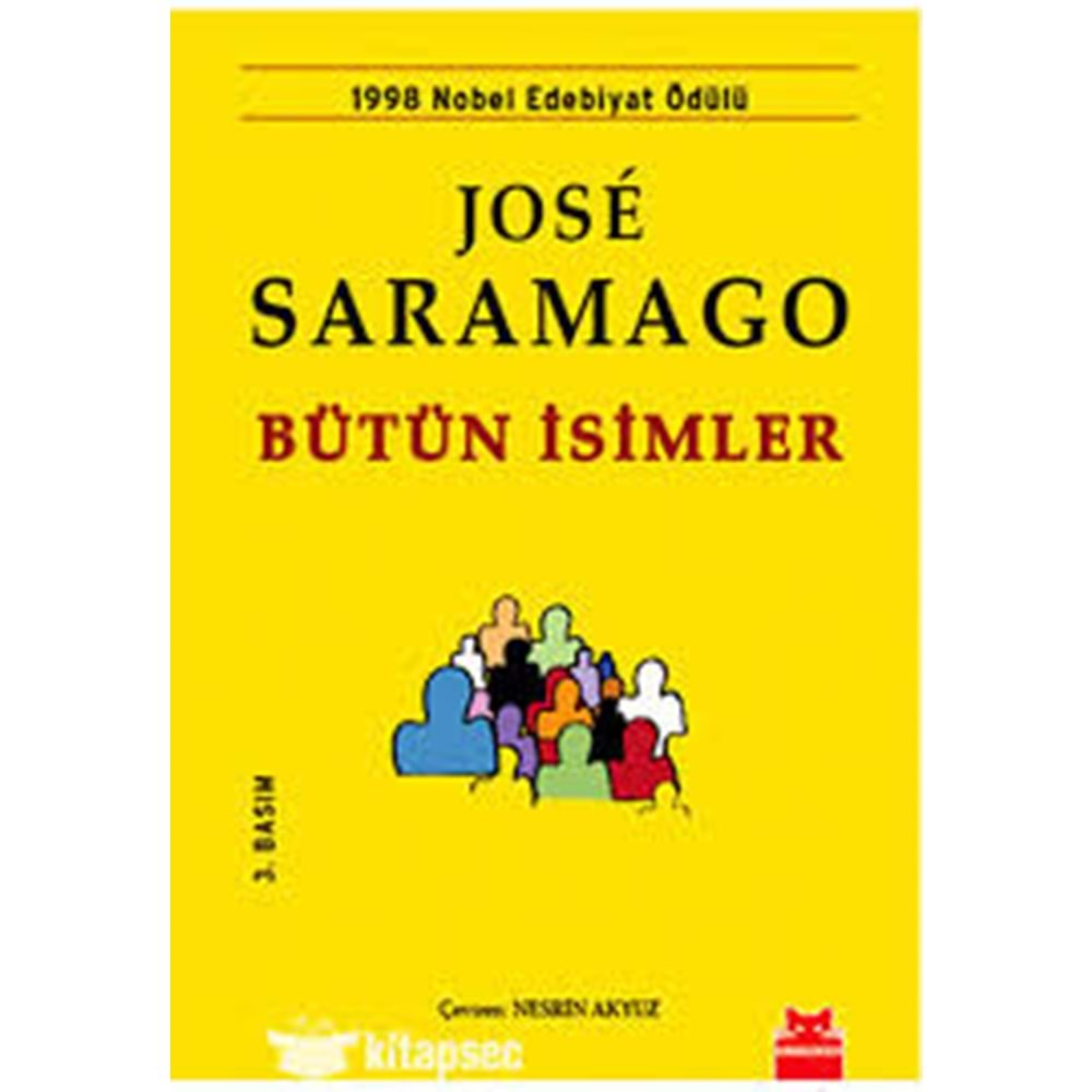 BÜTÜN İSİMLER-JOSE SARAMAGO-KIRMIZIKEDİ