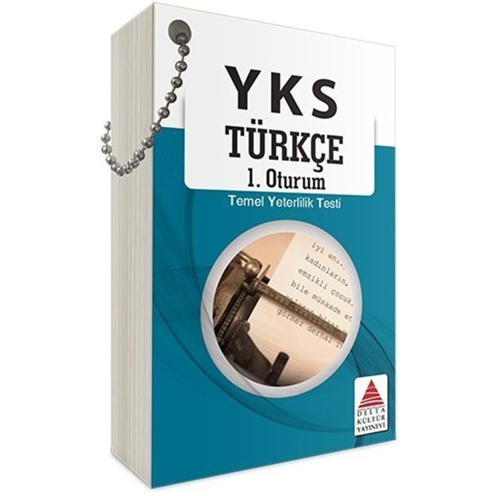 DELTA YKS-TYT 1.OTURUM TÜRKÇE EL KARTLARI