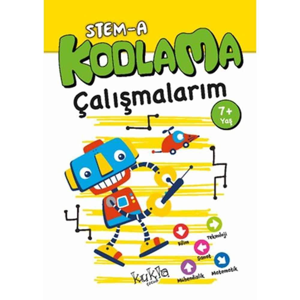 STEM-A KODLAMA ÇALIŞMALARIM 7+YAŞ-BUÇE DAYI-KUKLA YAYINLARI