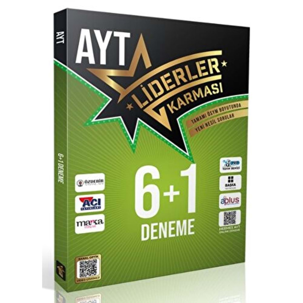 LİDERLER KARMASI AYT 6+1 DENEME SETİ-2023