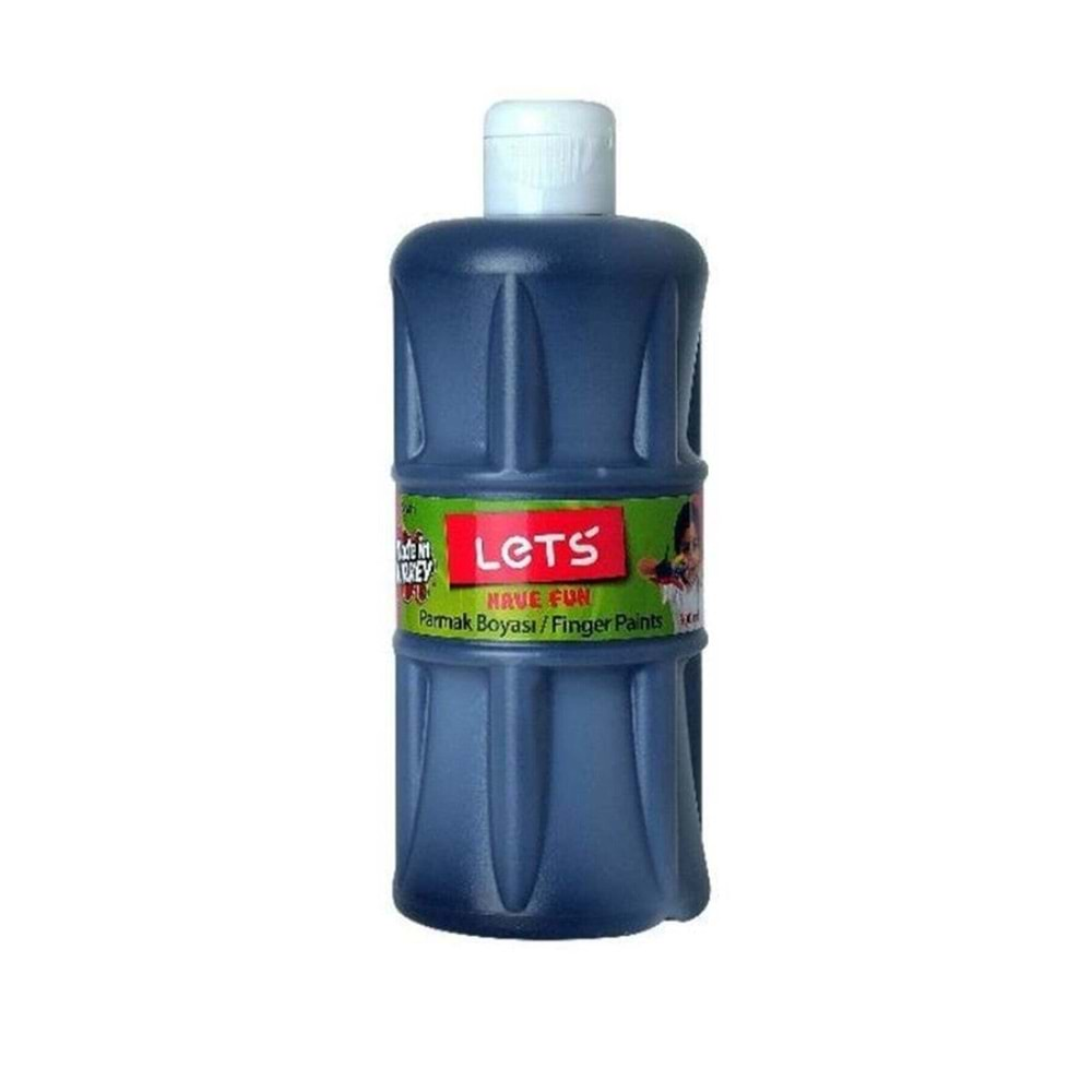 LETS PARMAK BOYASI 500 ML SİYAH-L-5009