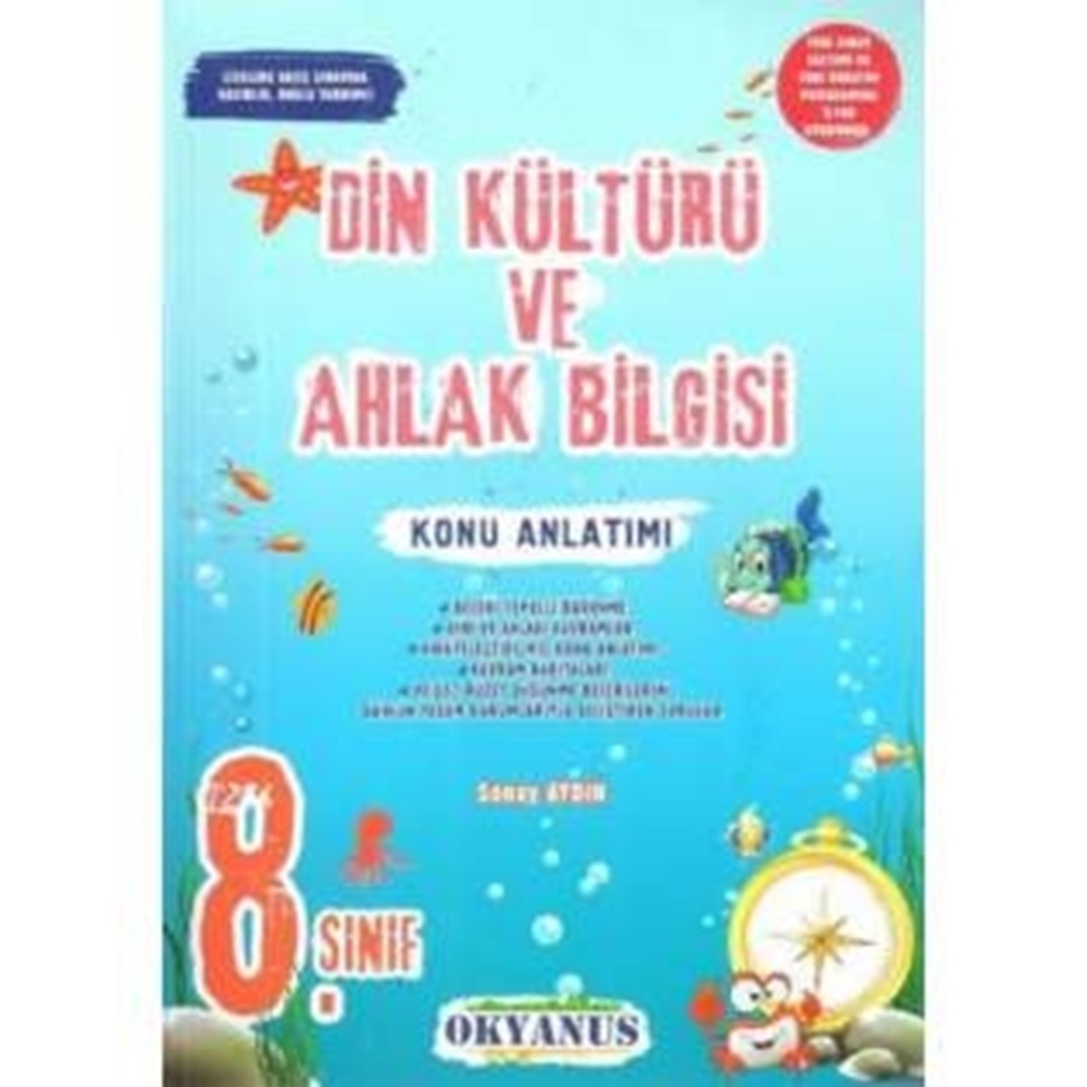 OKYANUS 8.SINIF LGS DİN KÜLTÜRÜ VE AHLAK BİLGİSİ KONU KİTABI