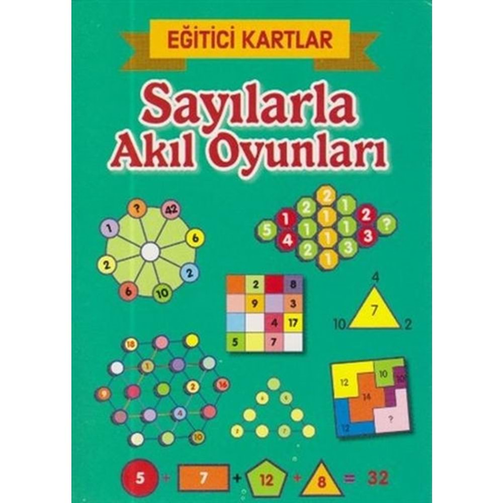 EĞİTİCİ KARTLAR SAYILARLA AKIL OYUNLARI-TELESKOP POPÜLER BİLİM