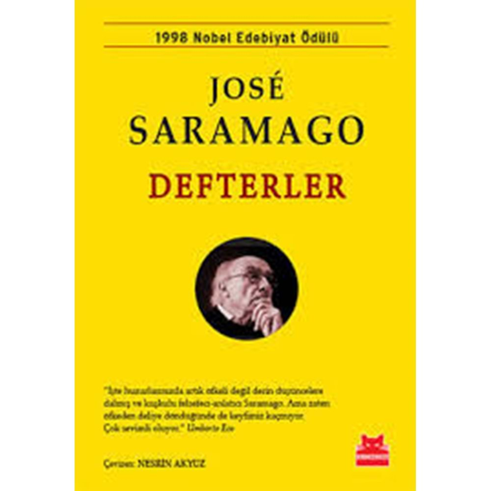 DEFTERLER-JOSE SARAMAGO-KIRMIZI KEDİ