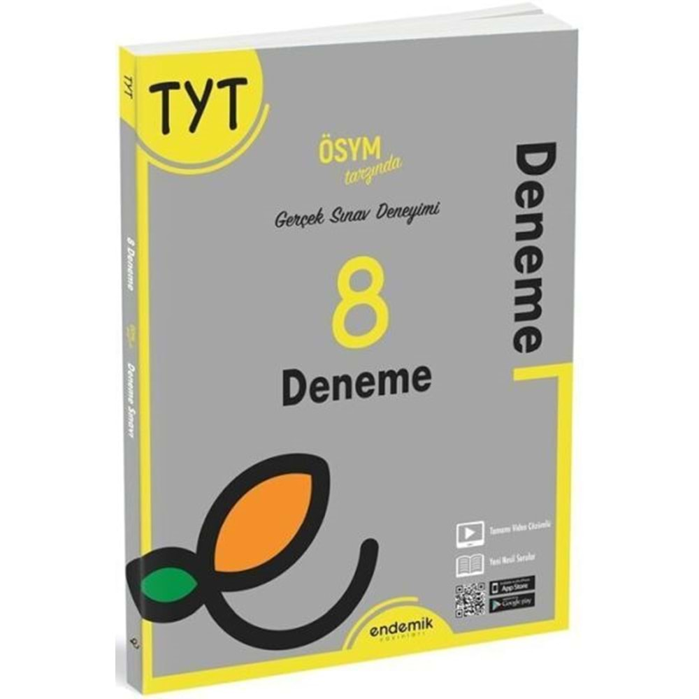 ENDEMİK TYT 8 DENEME SINAVI