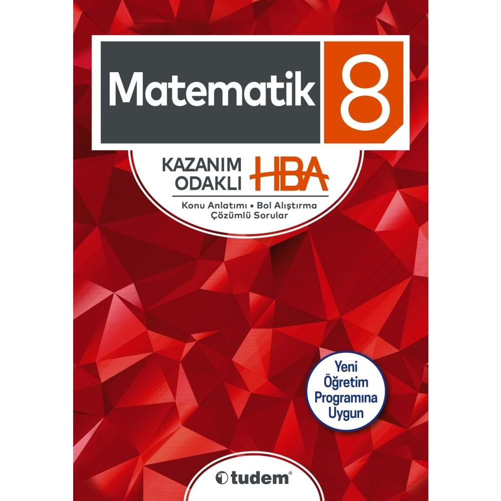 TUDEM 8.SINIF MATEMATİK KAZANIM ODAKLI HBA-YENİ