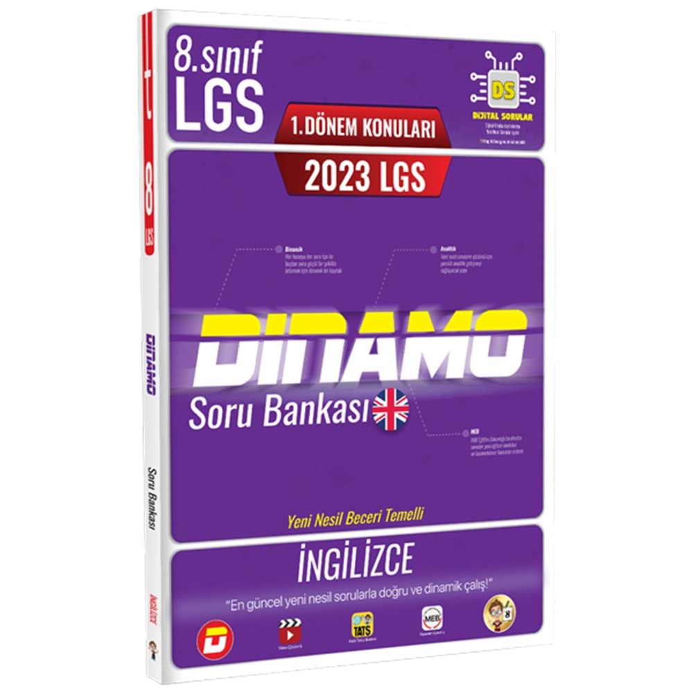 TONGUÇ 8.SINIF 2023 LGS 1.DÖNEM İNGİLİZCE DİNAMO SORU BANKASI