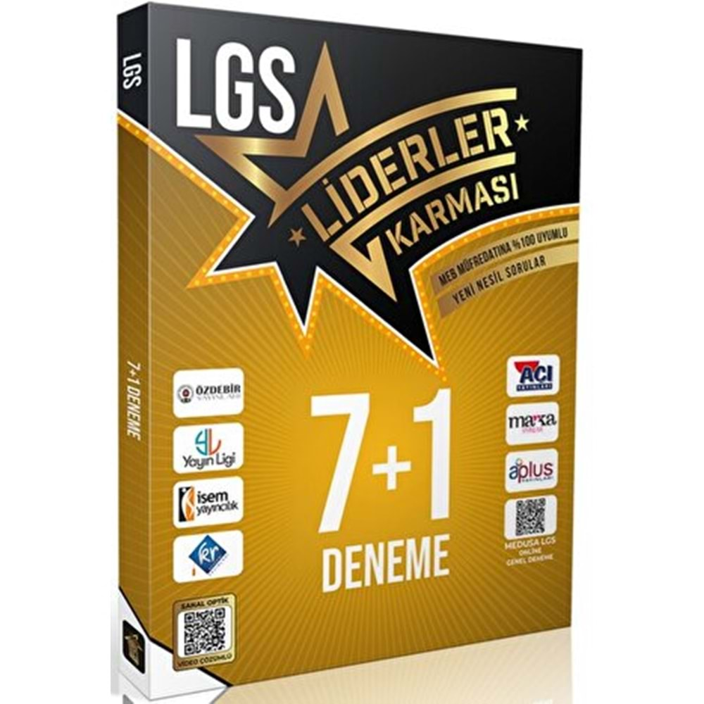 LİDERLER KARMASI 8.SINIF LGS 7+1 DENEME SETİ-2023