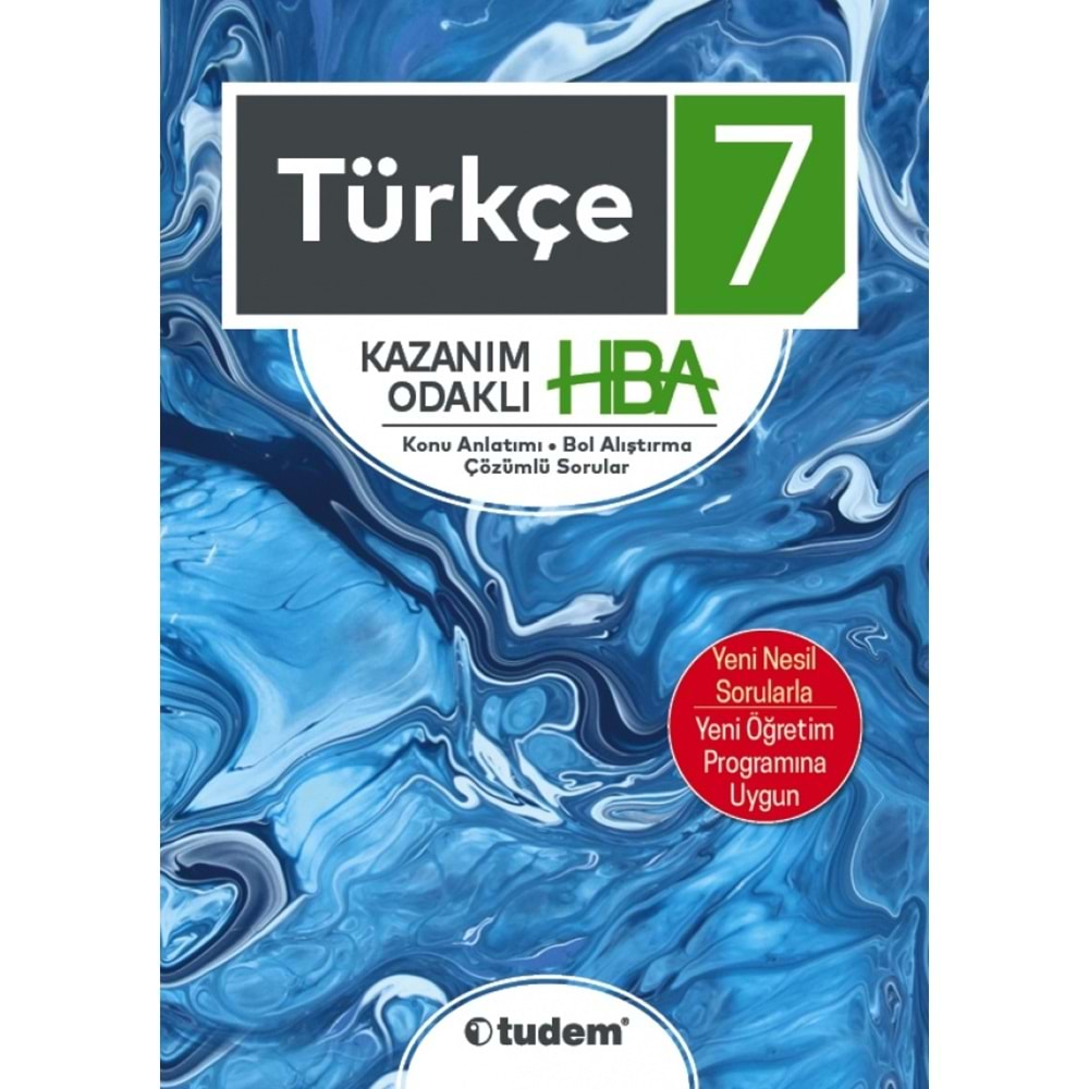 TUDEM 7.SINIF TÜRKÇE KAZANIM ODAKLI HBA