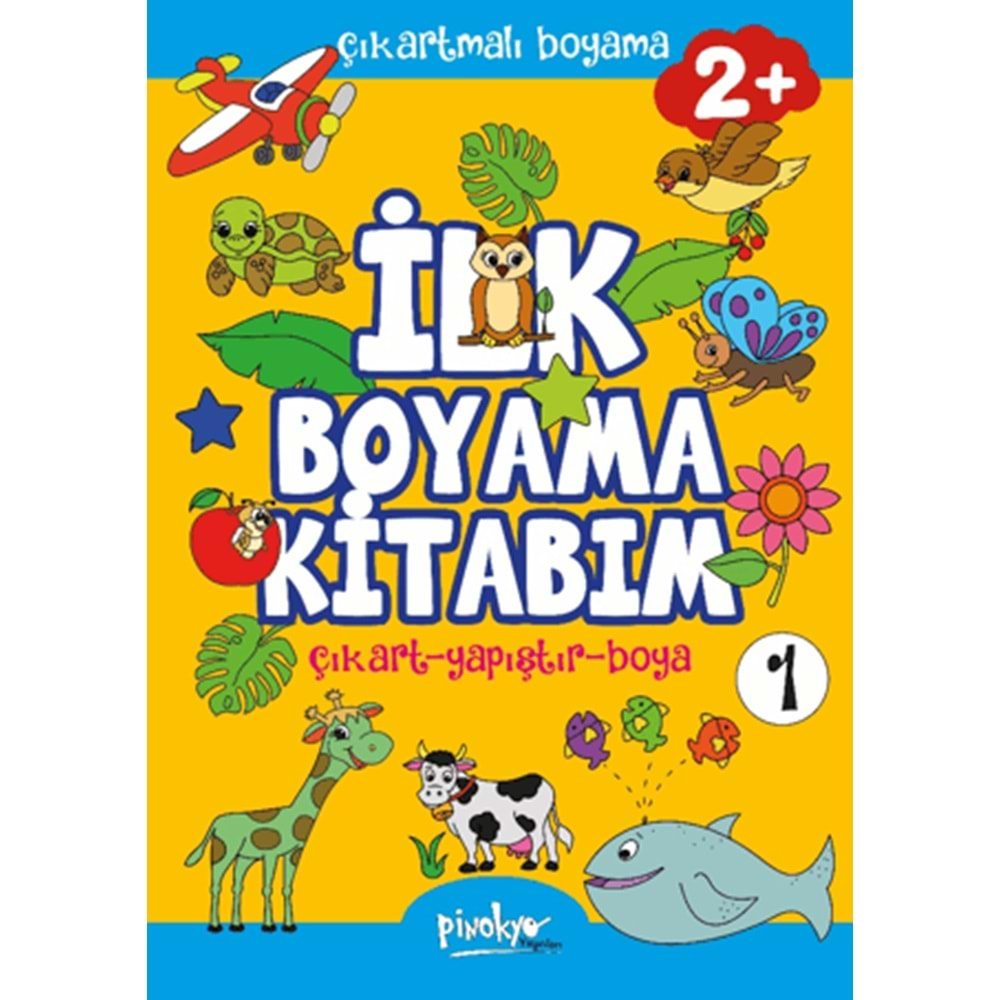 İLK BOYAMA KİTABIM-1(2+YAŞ)-BUÇE DAYI-PİNOKYO YAYINLARI