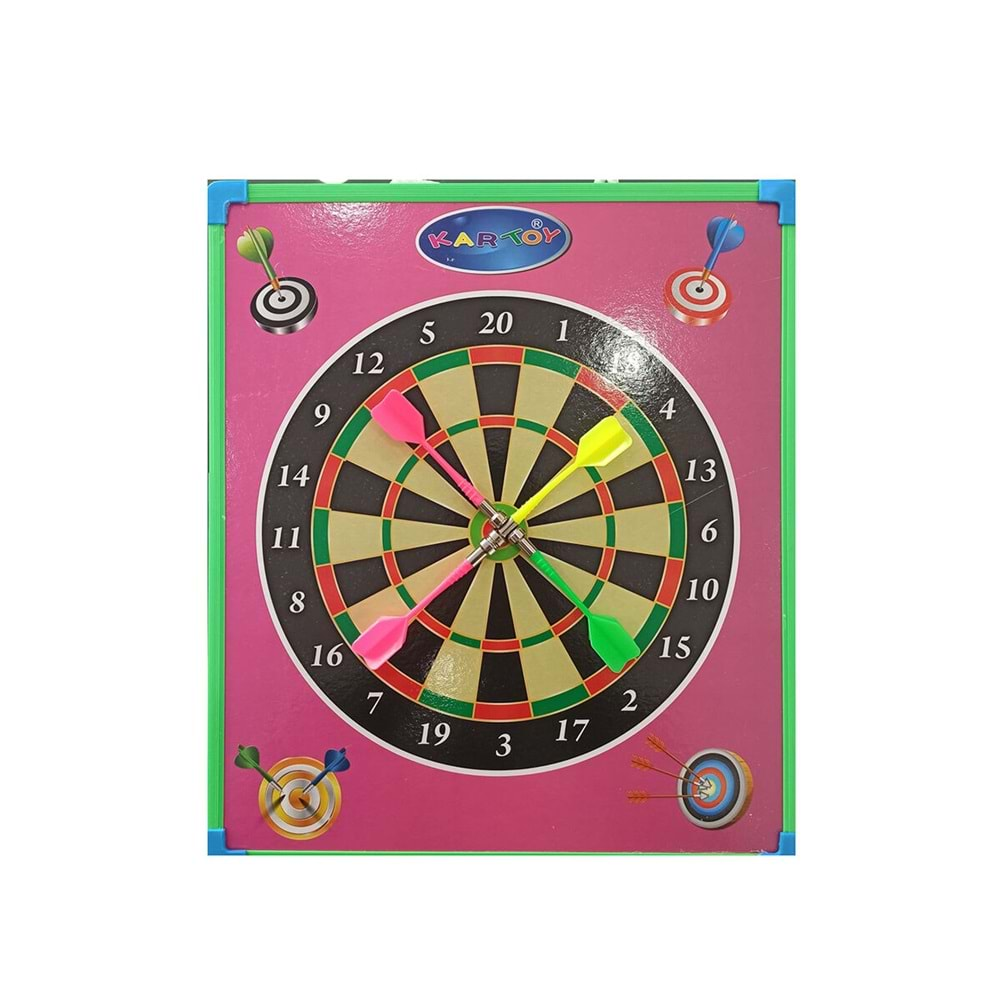 KARTOY ÇİFT TARAFLI MIKNATISLI DART 671