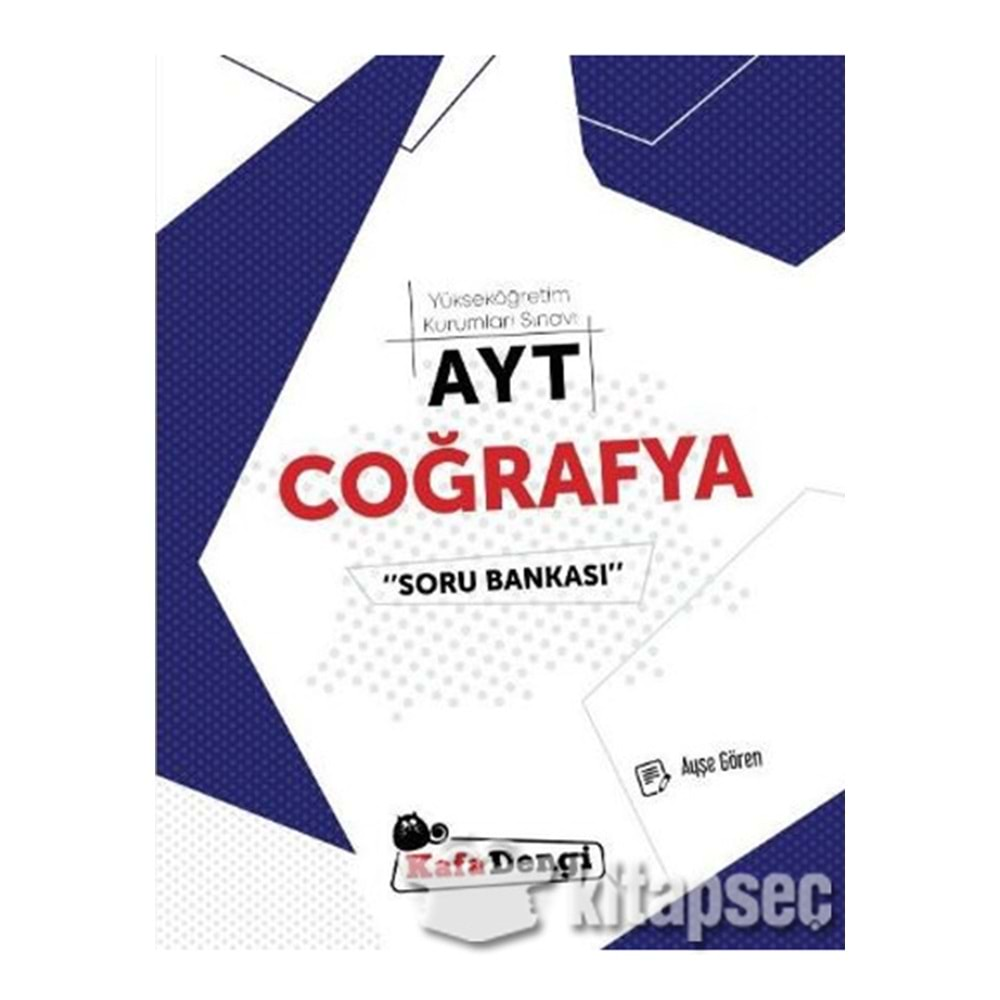 KAFADENGİ AYT COĞRAFYA SORU BANKASI