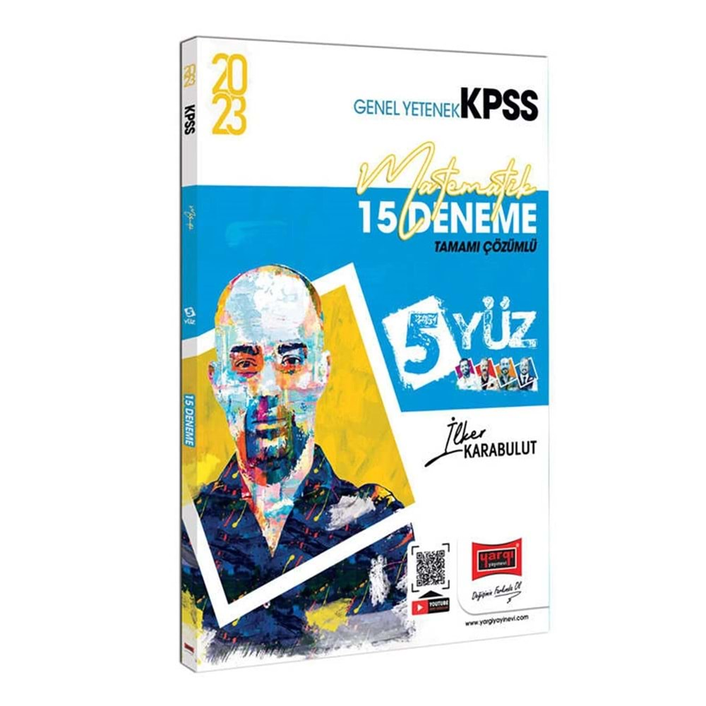 YARGI 2023 KPSS 5YÜZ MATEMATİK TAMAMI ÇÖZÜMLÜ 15 DENEME