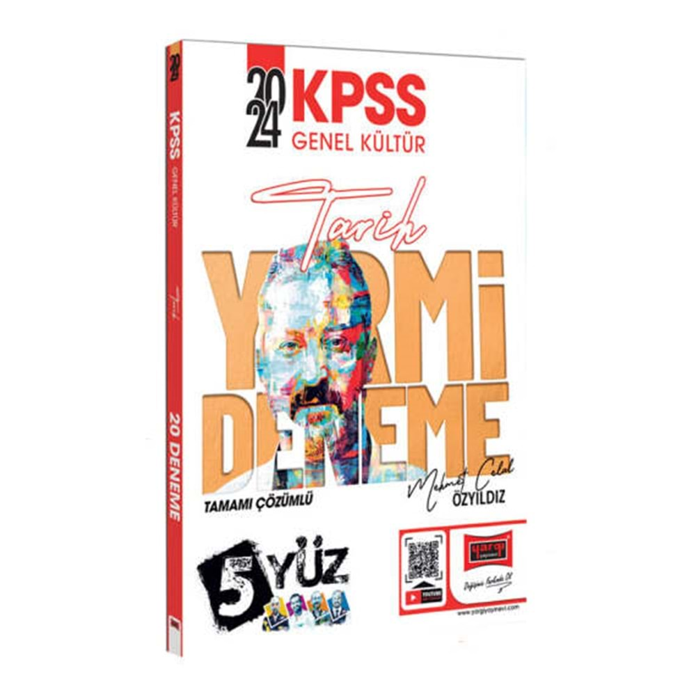 YARGI 2024 KPSS 5YÜZ EKİBİ TARİH TAMAMI ÇÖZÜMLÜ 20 DENEME