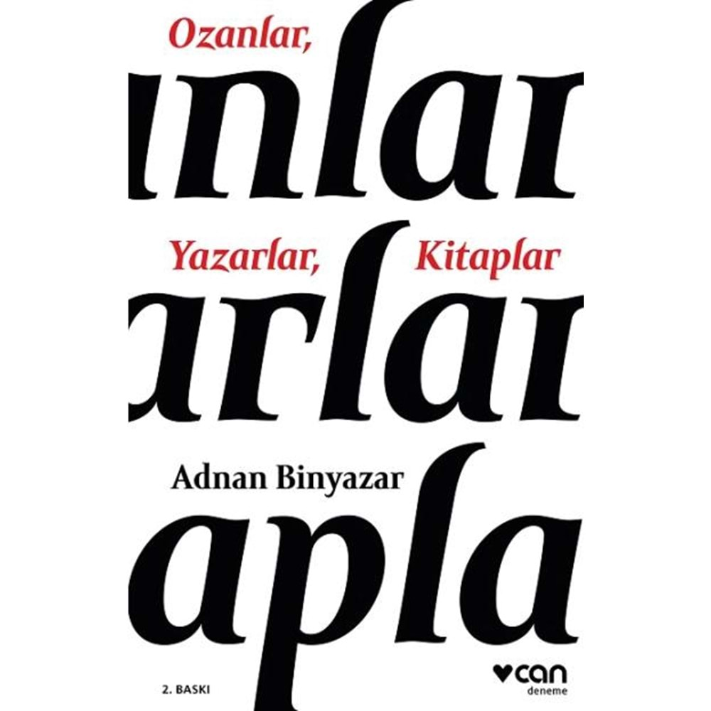 OZANLAR YAZARLAR KİTAPLAR-ADNAN BİNYAZAR-CAN