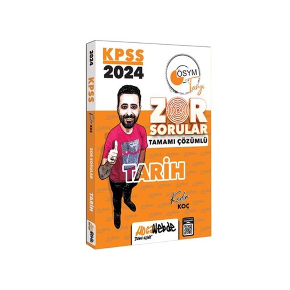 HOCAWEBDE KPSS 2024 GENEL KÜLTÜR TARİH TAMAMI ÇÖZÜMLÜ ZOR SORULAR