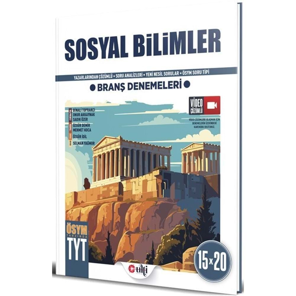 BES TYT SOSYAL BİLİMLER ULTİ SERİSİ 15*20 BRANŞ DENEMELERİ-2025