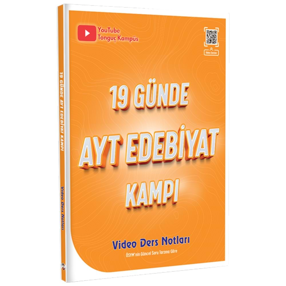 TONGUÇ 19 GÜNDE AYT EDEBİYAT KAMPI