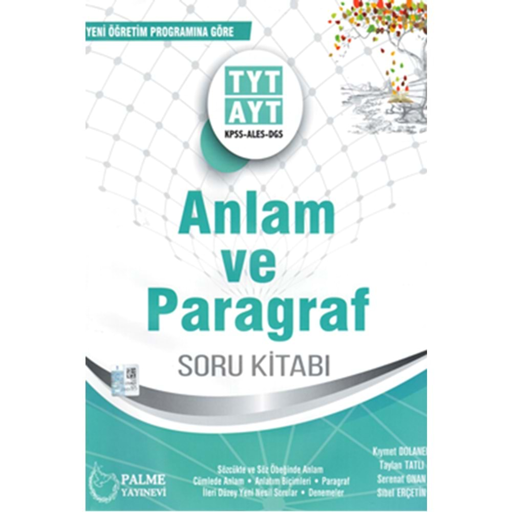 PALME TYT-AYT-KPSS-ALES-DGS ANLAM VE PARAGRAF SB