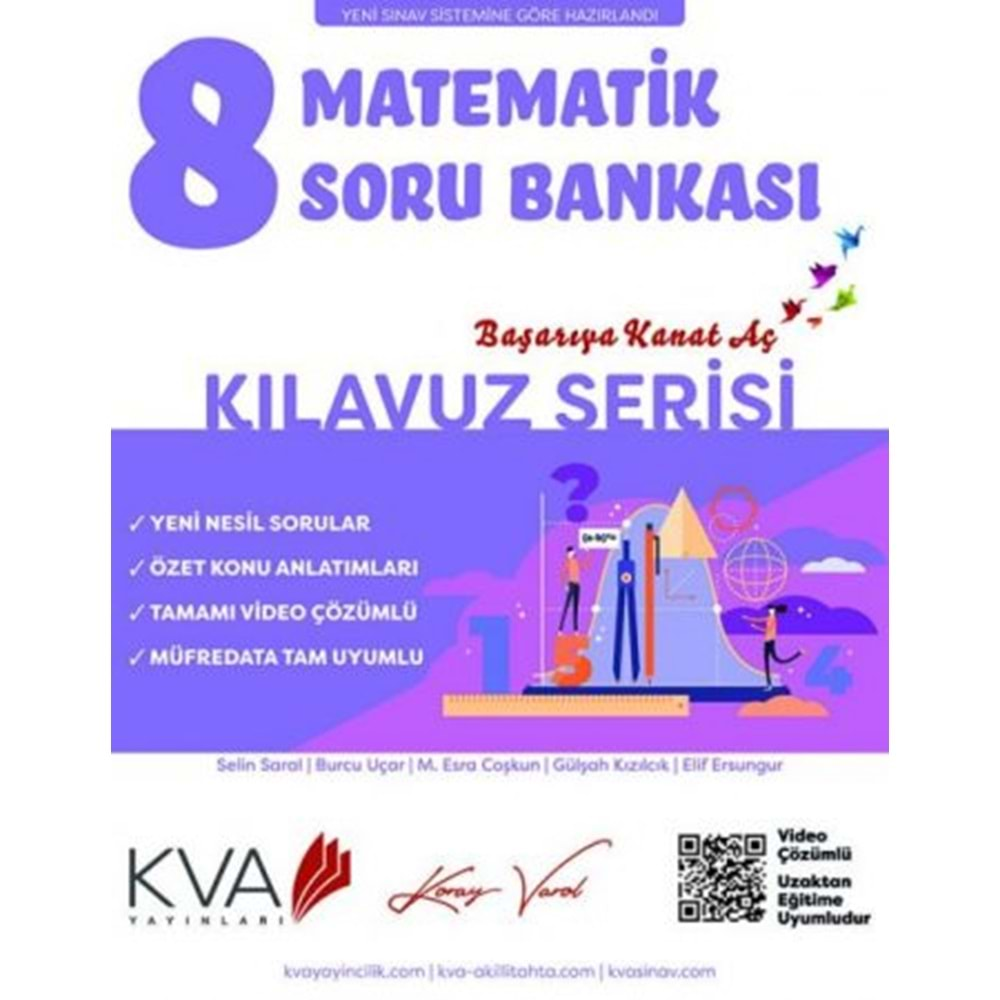 KORAY VAROL 8.SINIF MATEMATİK KILAVUZ SERİSİ SORU BANKASI