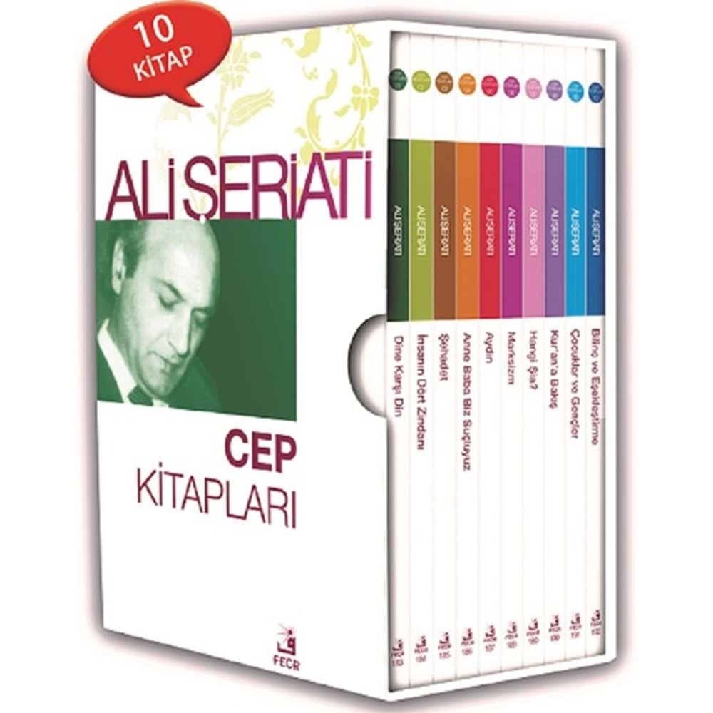 ALİ ŞERİATİ CEP KİTAPLARI-10 KİTAP KUTULU-FECR