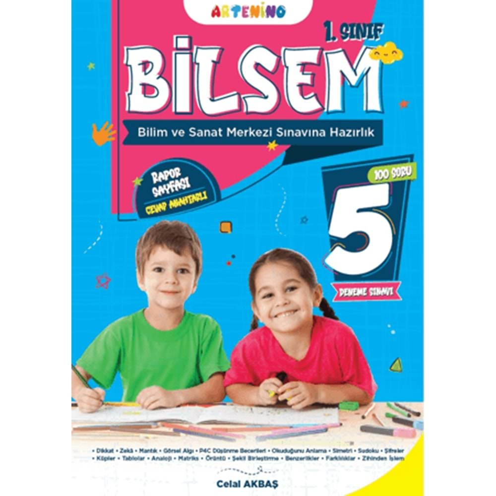 ARTENİNO 1.SINIF 2025 BİLSEM SINAVINA HAZIRLIK 5 Lİ DENEME SINAVI