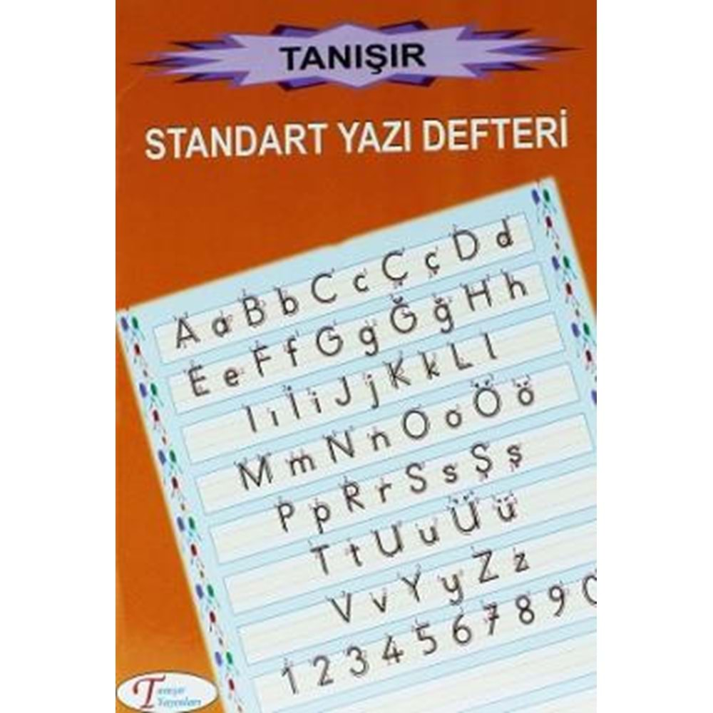 TANIŞIR STANDART YAZI DEFTERİ 48 SAYFA-TURUNCU