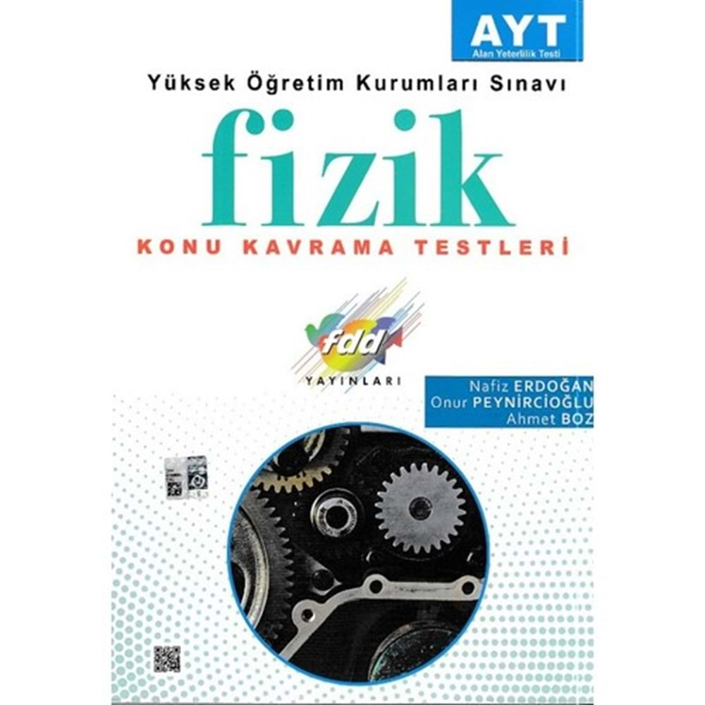 FDD AYT FİZİK KONU KAVRAMA TESTLERİ