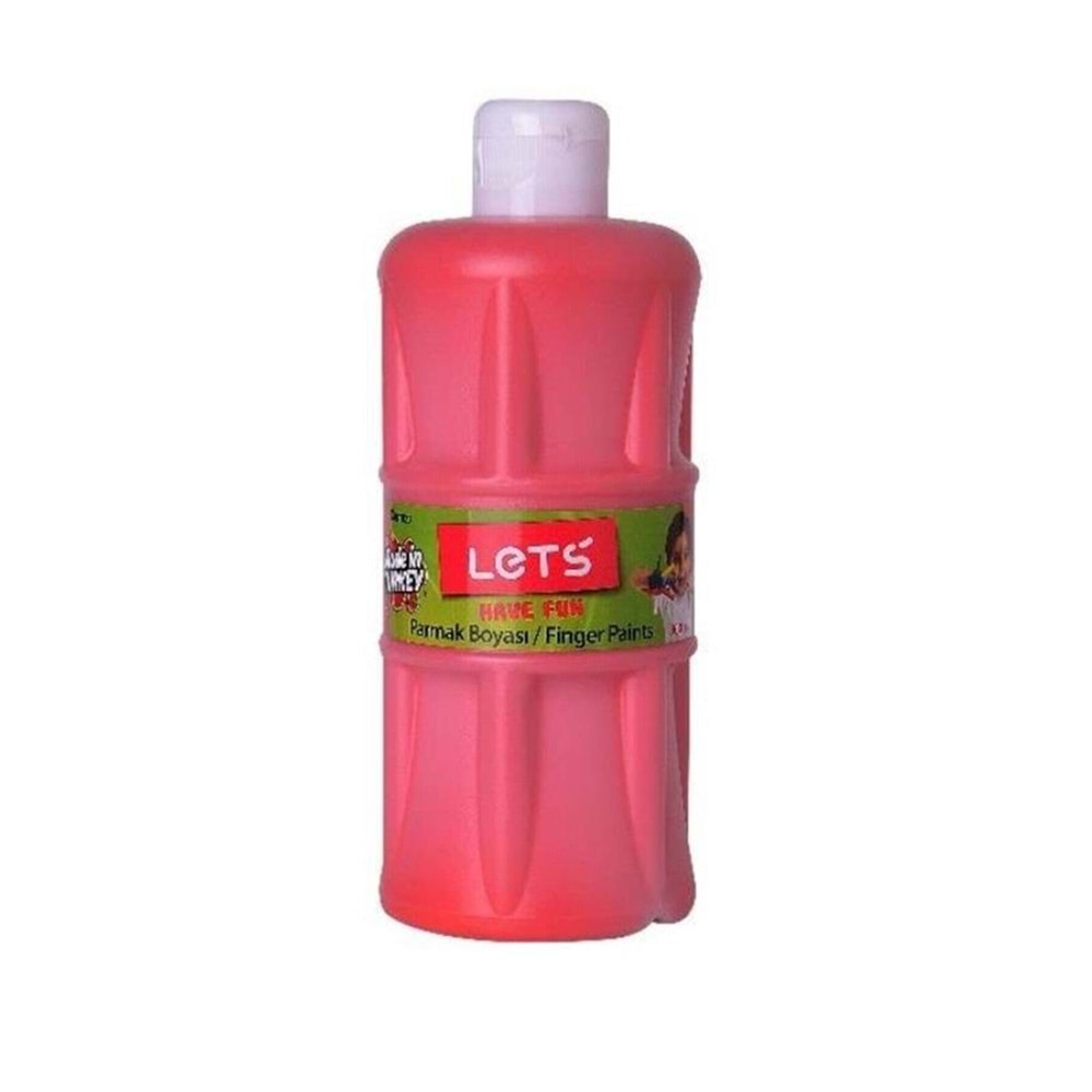 LETS PARMAK BOYASI 500 ML KIRMIZI-L-5004