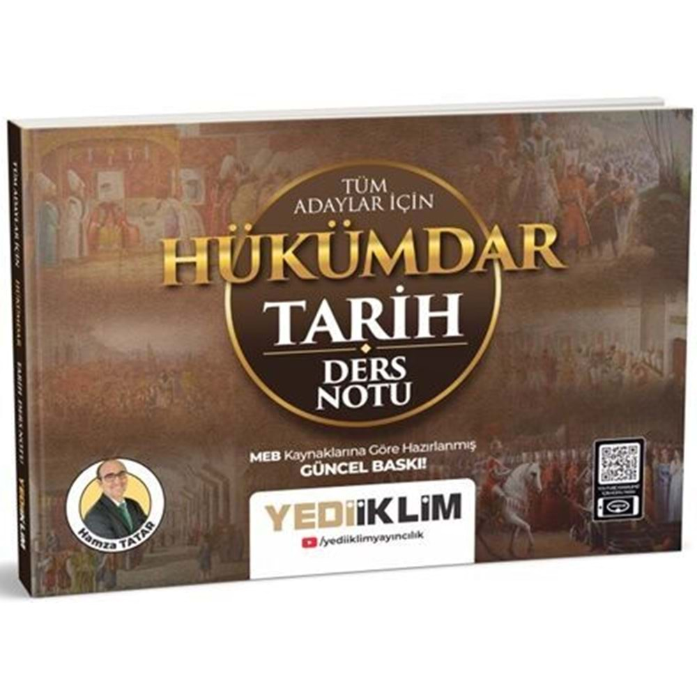 YEDİİKLİM TÜM ADAYLAR İÇİN HÜKÜMDAR TARİH DERS NOTU-2024