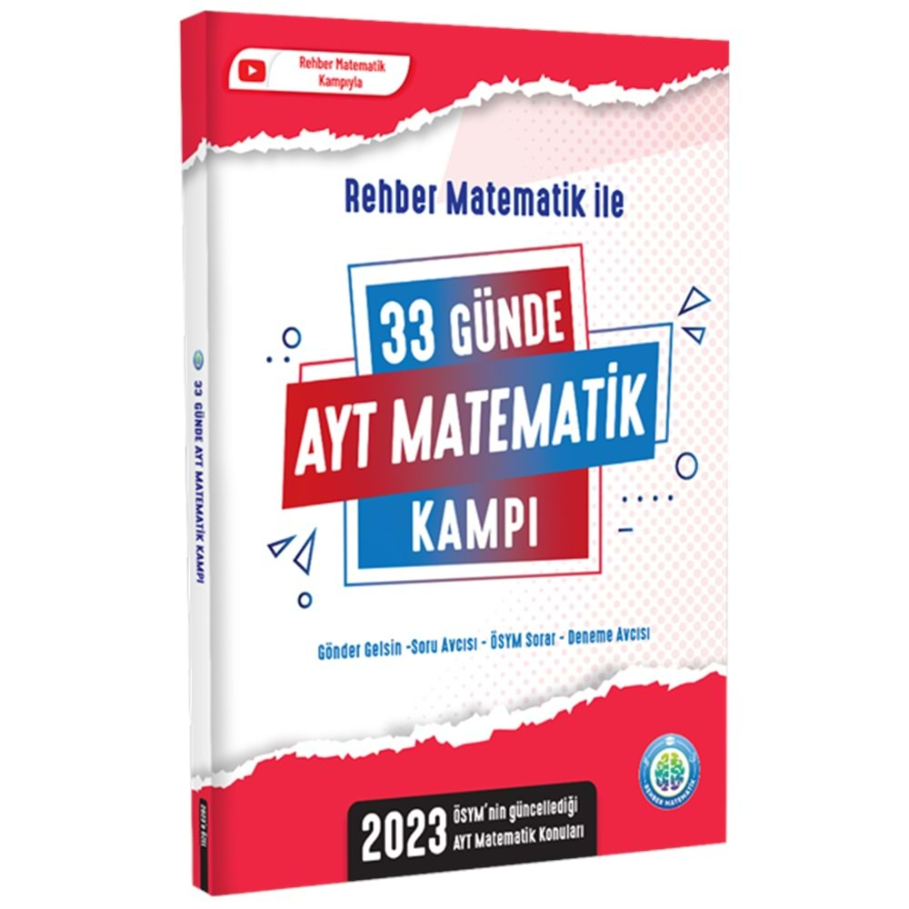 REHBER 33 GÜNDE AYT MATEMATİK KAMPI-2023