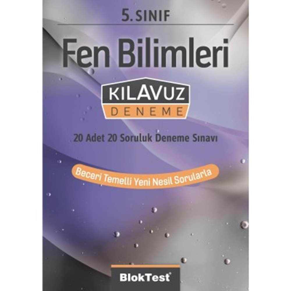 BLOKTEST 5.SINIF FEN BİLİMLERİ KILAVUZ DENEME