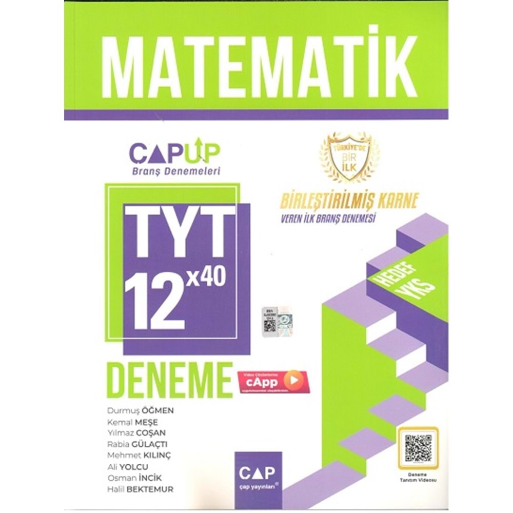 ÇAP TYT UP DENEME MATEMATİK (12*40)-2024