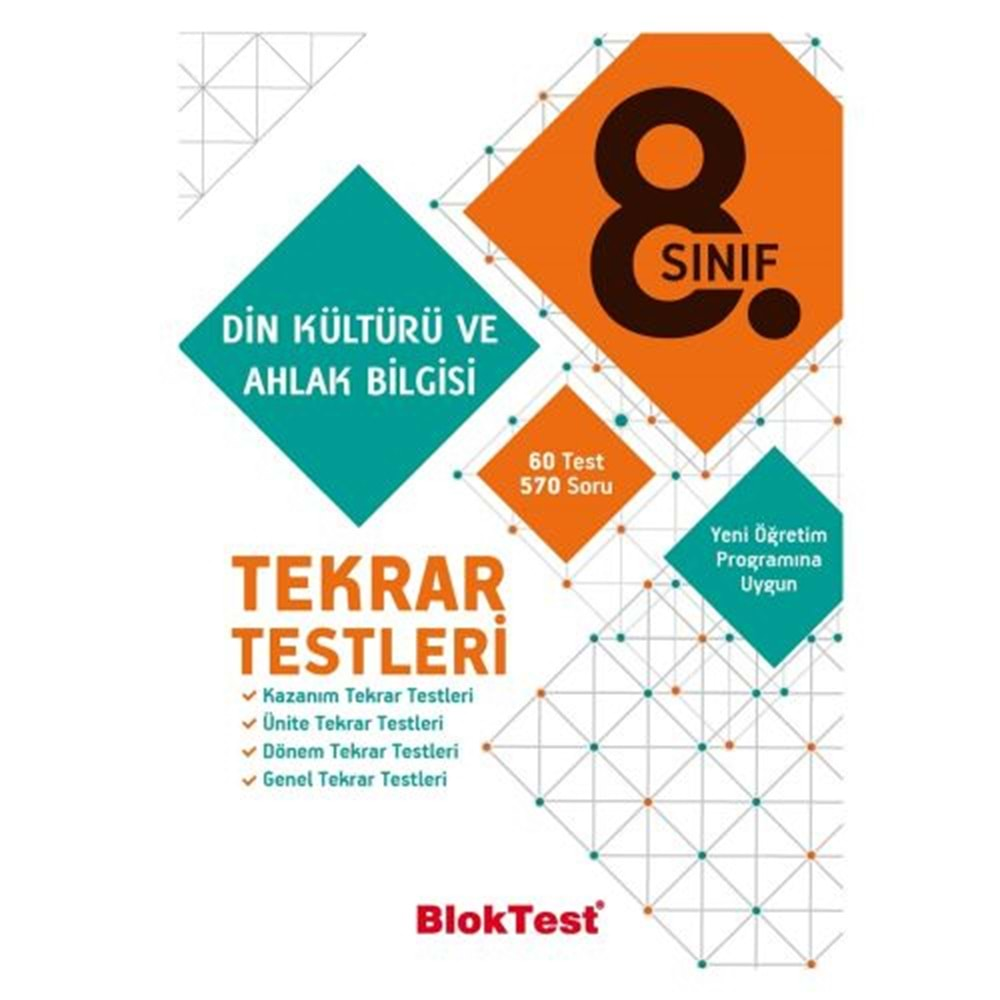 BLOKTEST 8.SINIF DİN KÜLTÜRÜ VE AHLAK BİLGİSİ TEKRAR TESTLERİ