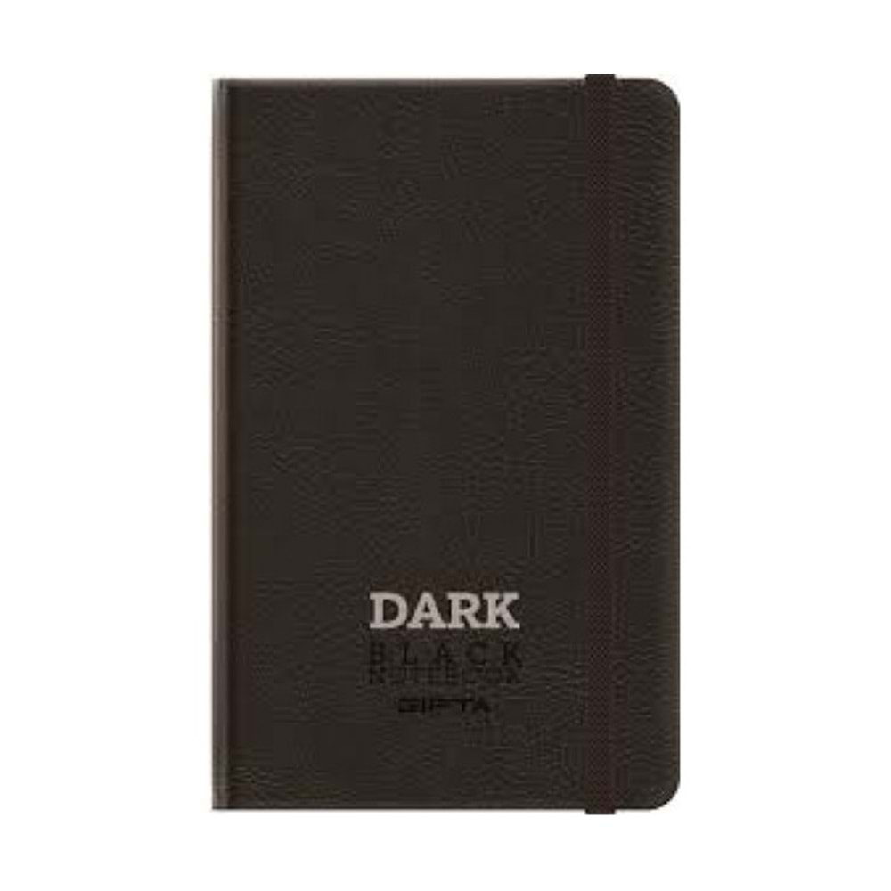 GIPTA DARK SİYAH DEFTER 13*21 64YP 2788