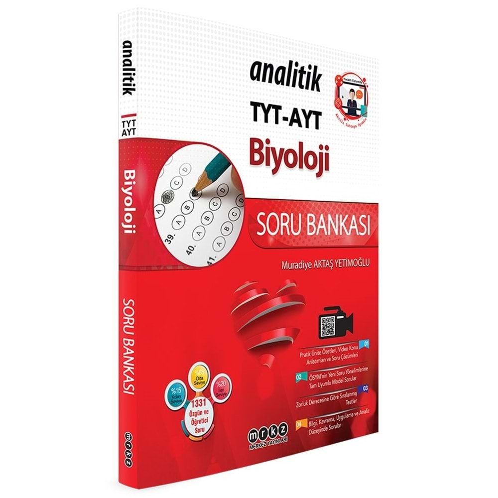 MERKEZ TYT AYT BİYOLOJİ SORU BANKASI-2023