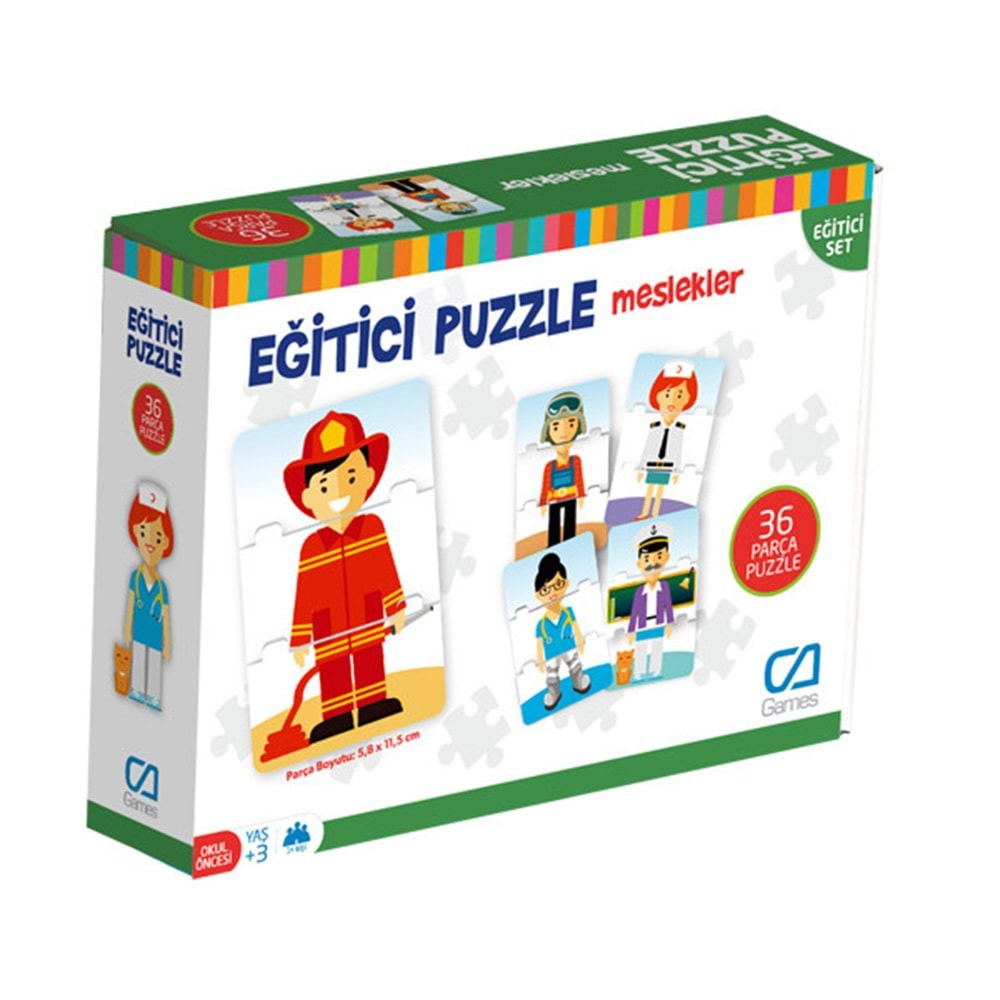 CA GAMES KUTUDA EĞİTİCİ PUZZLE MESLEKLER 36 PARÇA-CA-5030