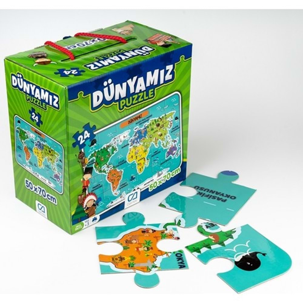 CA GAMES KUTUDA DÜNYAMIZ 24 PARÇA PUZZLE-CA.5025