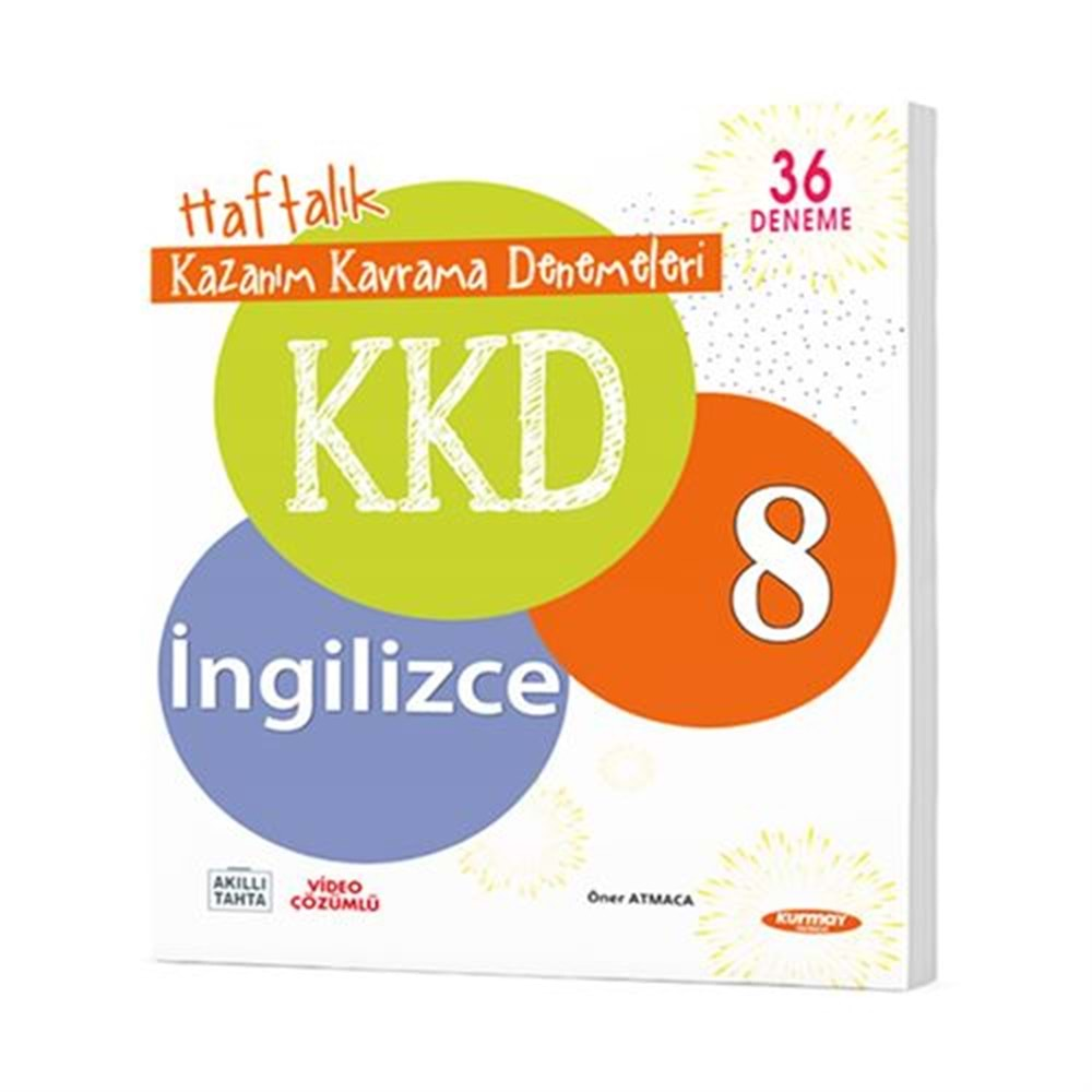 KURMAY 8.SINIF İNGİLİZCE HAFTALIK KAZANIM KAVRAMA DENEMELERİ (36 DENEME)