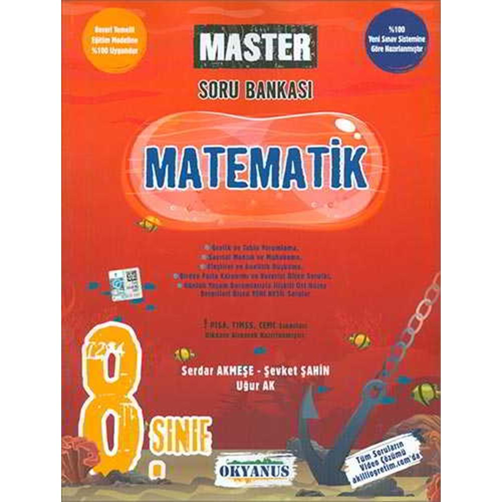 OKYANUS 8.SINIF MASTER MATEMATİK SORU BANKASI