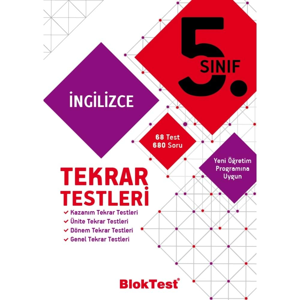 BLOKTEST 5.SINIF İNGİLİZCE TEKRAR TESTLERİ