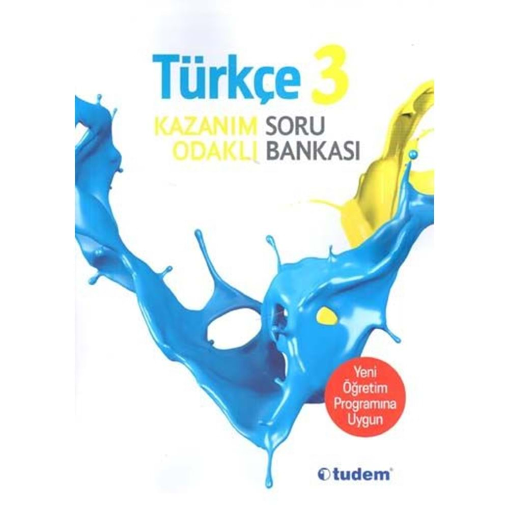 TUDEM 3.SINIF TÜRKÇE KAZANIM ODAKLI SORU BANKASI