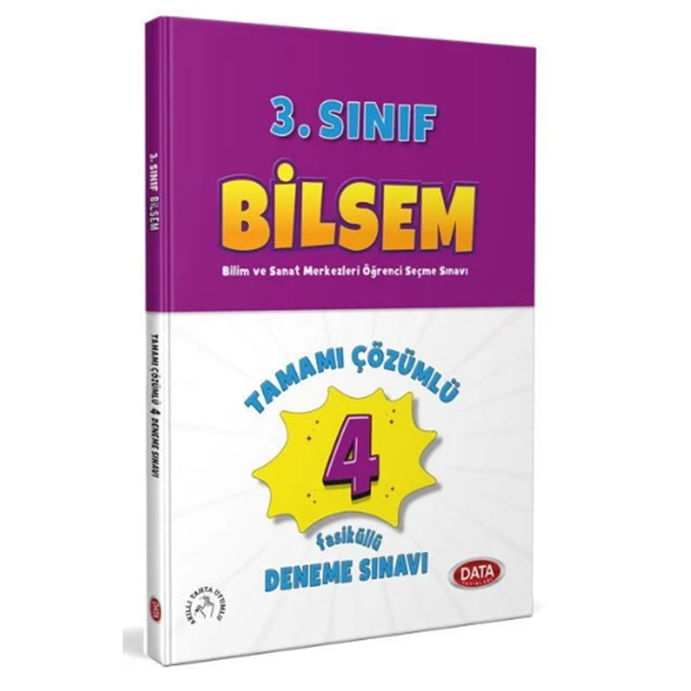 DATA 3.SINIF BİLSEM TAMAMI ÇÖZÜMLÜ FASİKÜL 4 DENEME SINAVI