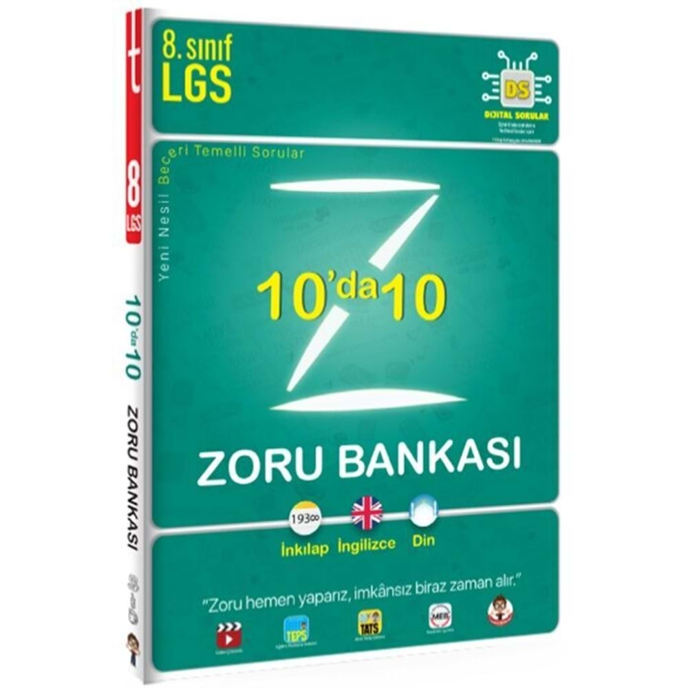 TONGUÇ 8.SINIF 10 DA 10 ZORU BANKASI