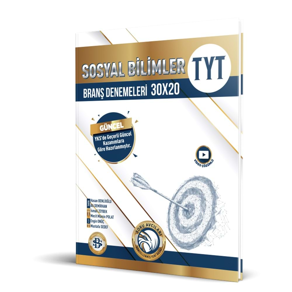 BİLGİ SARMAL TYT SOSYAL BİLİMLER 30*20 BRANŞ DENEMELERİ-2024