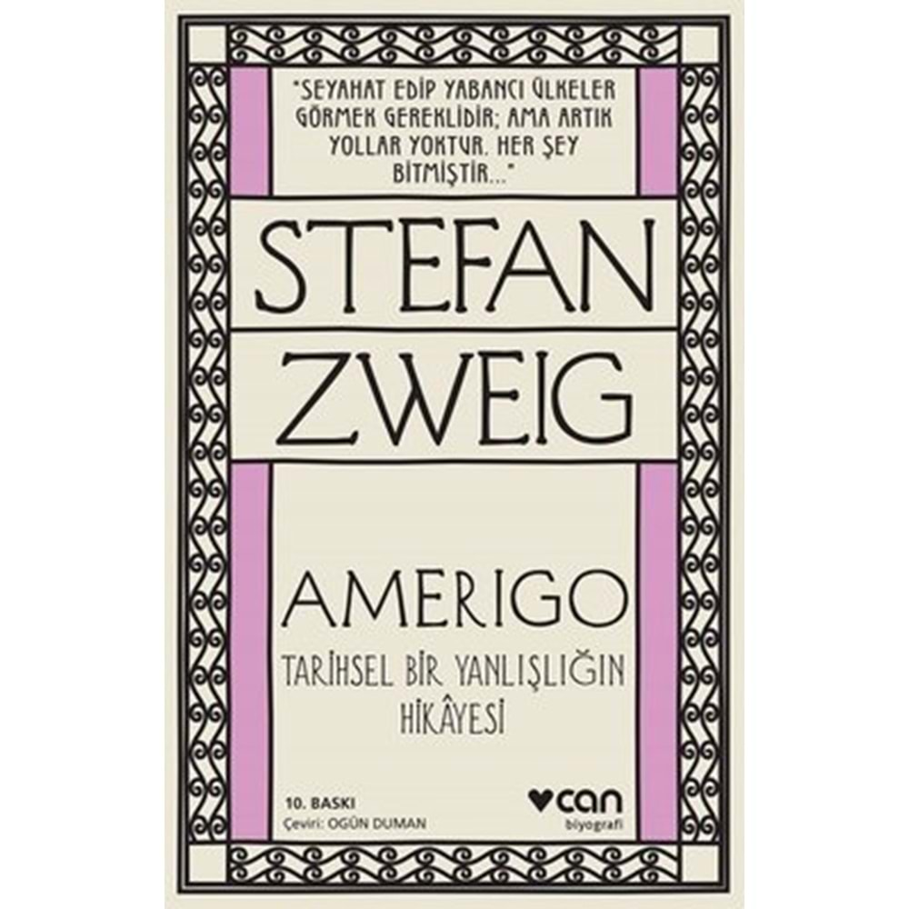 AMERİGO-STEFAN ZWEIG-CAN YAYINLARI